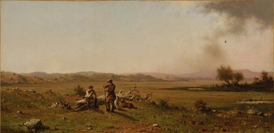 Vadászok pihenése alkotó: Martin Johnson Heade