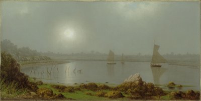 York Harbor, Maine partjai alkotó: Martin Johnson Heade
