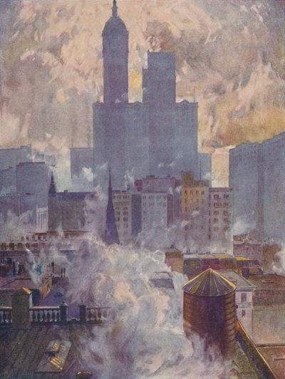 New York, 1916 alkotó: Martin Lewis