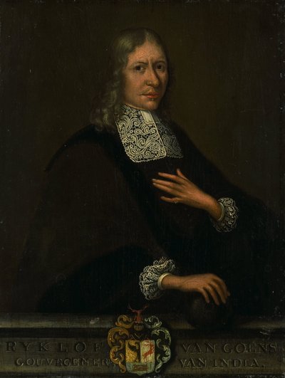 Rycklof van Goens, a Holland Kelet-Indiai Társaság főkormányzójának portréja alkotó: Martin Palin (copy after)
