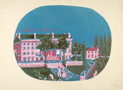 Bandbox Design Deaf and Dumb Asylum, c. 1939. alkotó: Martin Partyka