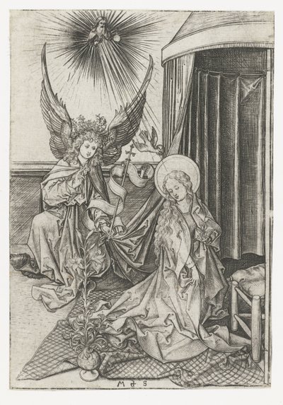 Angyali Üdvözlet alkotó: Martin Schongauer