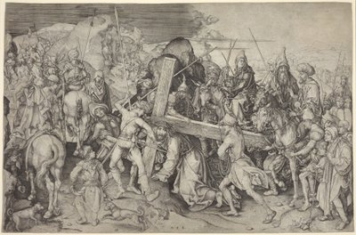 A keresztet hordozó Krisztus alkotó: Martin Schongauer