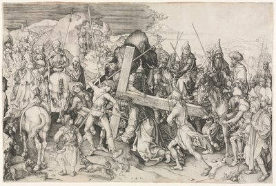 A keresztet hordozó Krisztus alkotó: Martin Schongauer