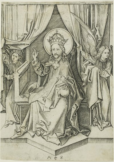 Krisztus trónol alkotó: Martin Schongauer