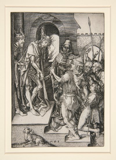 Krisztus bemutatva a népnek (Ecce Homo) alkotó: Martin Schongauer