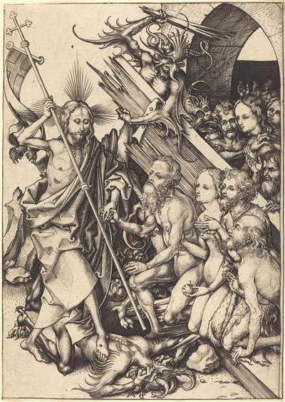 Krisztus Limbóban alkotó: Martin Schongauer