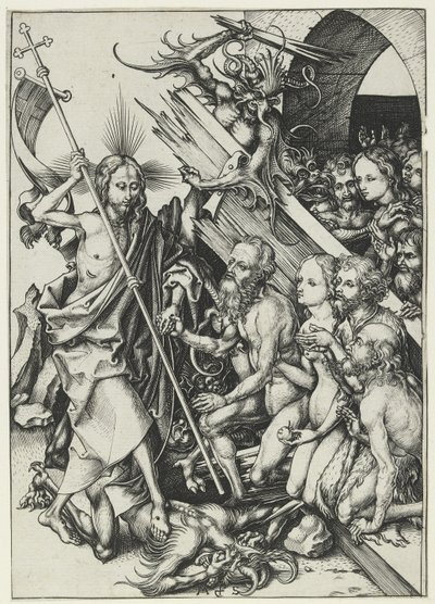 Krisztus Limbóban alkotó: Martin Schongauer