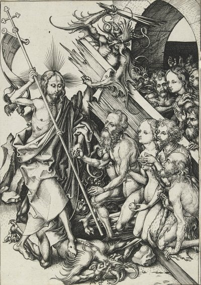 Krisztus Limbóban, 15. század vége alkotó: Martin Schongauer