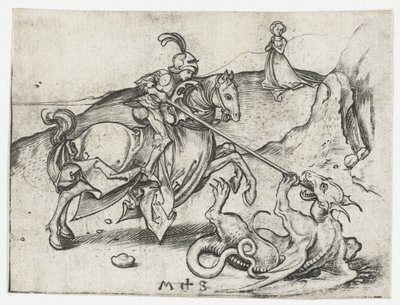 Szent György és a sárkány alkotó: Martin Schongauer