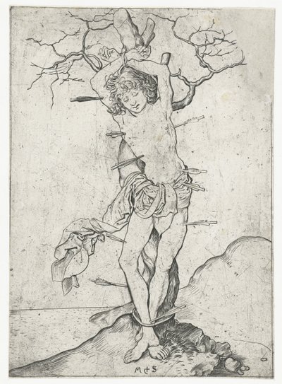 Szent Sebestyén alkotó: Martin Schongauer