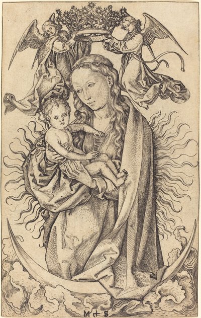 Madonna a félholdon alkotó: Martin Schongauer