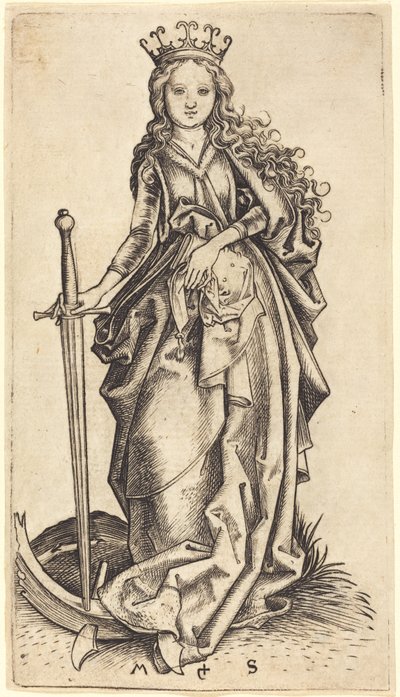 Alexandriai Szent Katalin alkotó: Martin Schongauer