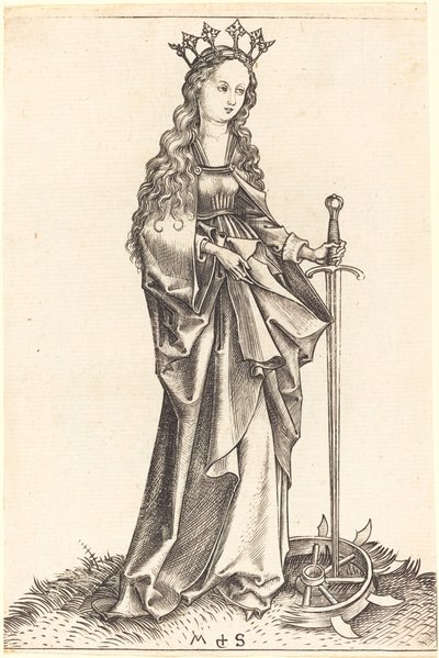 Alexandriai Szent Katalin alkotó: Martin Schongauer