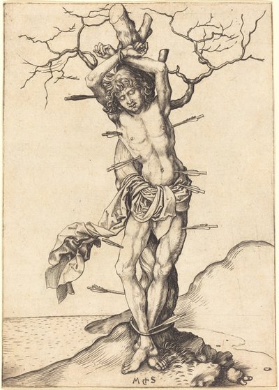 Szent Sebestyén alkotó: Martin Schongauer
