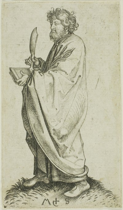 Szent Bertalan, az Apostolok közül alkotó: Martin Schongauer