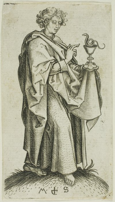 Szent János, az Apostoloktól alkotó: Martin Schongauer