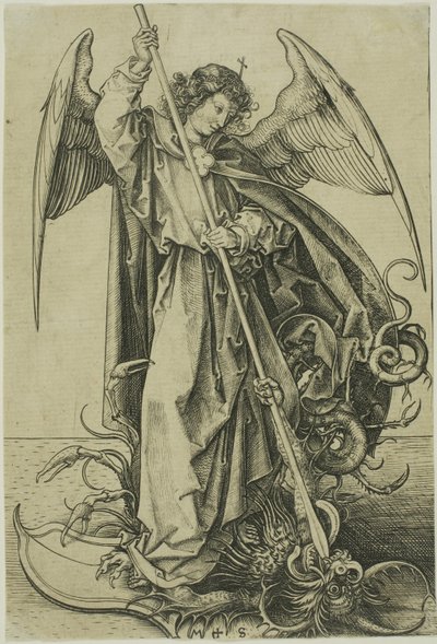Szent Mihály alkotó: Martin Schongauer