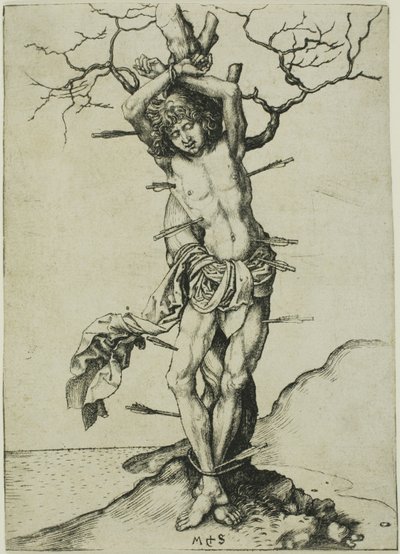 Szent Sebestyén alkotó: Martin Schongauer