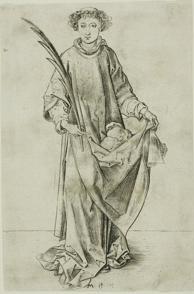 Szent István alkotó: Martin Schongauer