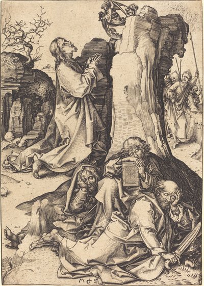 Az agónia a kertben alkotó: Martin Schongauer