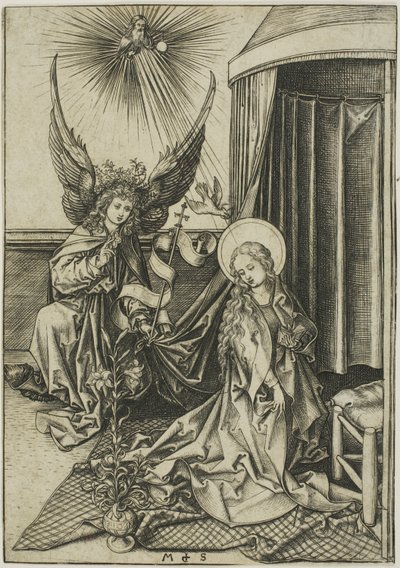 Az Annunciáció alkotó: Martin Schongauer