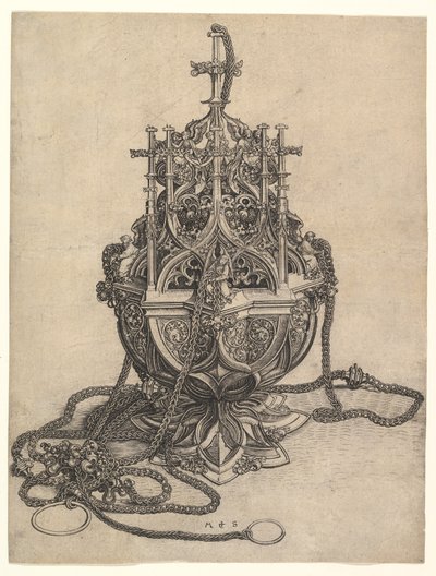 A füstölő, kb. 1435-1491. alkotó: Martin Schongauer
