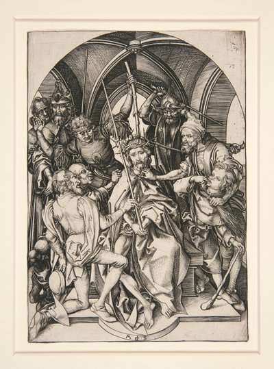 Töviskoronázás, A szenvedély című sorozatból alkotó: Martin Schongauer