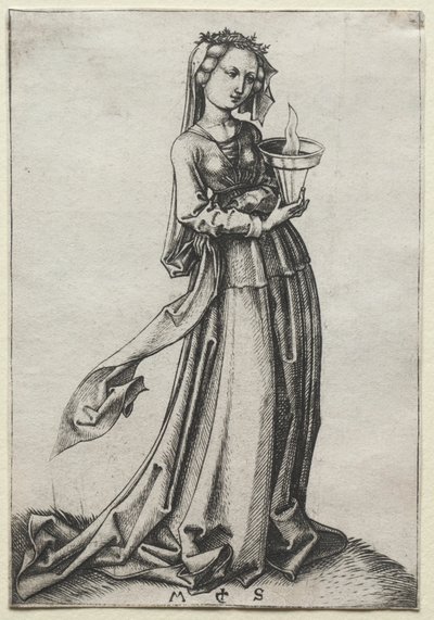 A negyedik bölcs szűz alkotó: Martin Schongauer