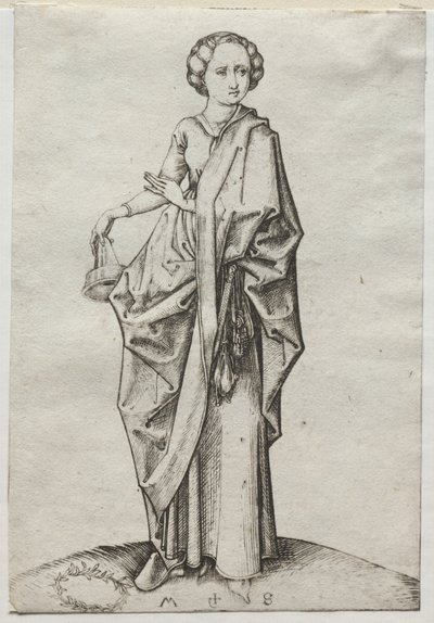 A balga szüzek negyedike alkotó: Martin Schongauer