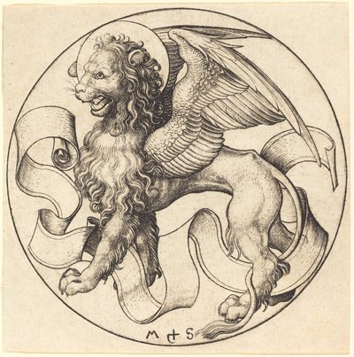Szent Márk oroszlánja alkotó: Martin Schongauer