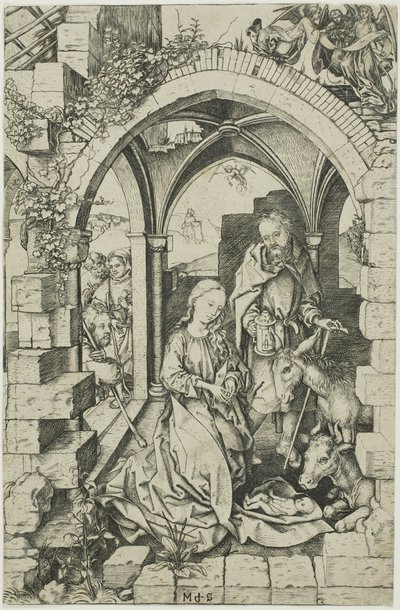 A Születés, a Szűz életéből alkotó: Martin Schongauer