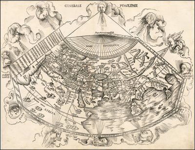 1513 Ptolemaioszi világtérkép, Martin Waldseemüller készítette alkotó: Martin Waldseemuller