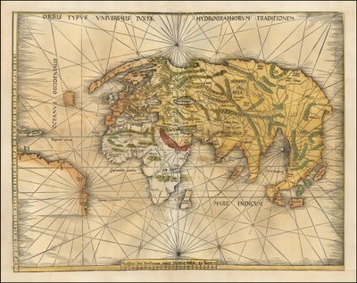 Martin Waldseemüller 1513-as világtérképe alkotó: Martin Waldseemuller