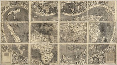 Világtérkép Universalis Cosmographia, 1507 alkotó: Martin Waldseemuller