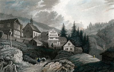 Maria Schnee templom, Rigi, Svájc, 1850. alkotó: Martini