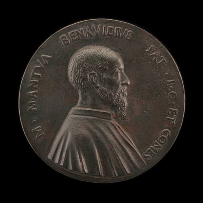 Marco Mantova Benavides, 1489-1582, ügyvéd és gyűjtő [előlap]. alkotó: Martino da Bergamo