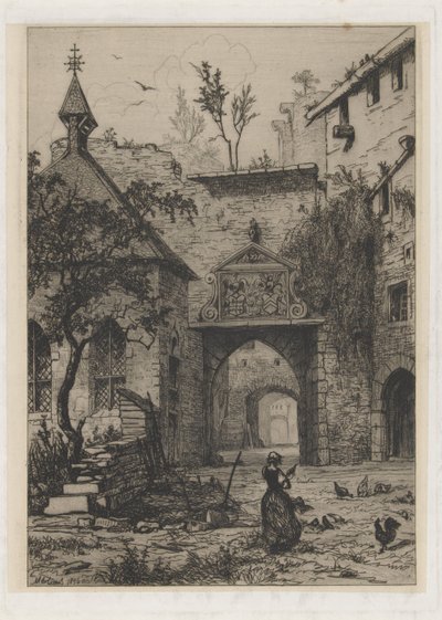 Hollenfeltz kastély bejárata alkotó: Martinus Antonius Kuytenbrouwer jr.
