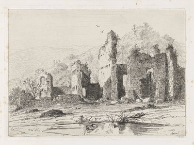 Brandenburgi vár romjai alkotó: Martinus Antonius Kuytenbrouwer jr.