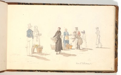 Gyümölcsárusok alkotó: Martinus Rørbye