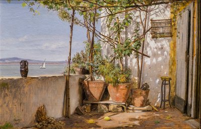 Loggia, Procida alkotó: Martinus Rorbye