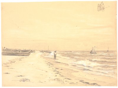 A skageni Sønderstrand része alkotó: Martinus Rørbye