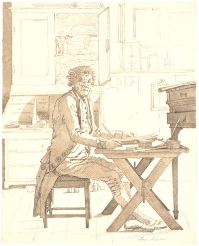Jens Melsen író alkotó: Martinus Rørbye
