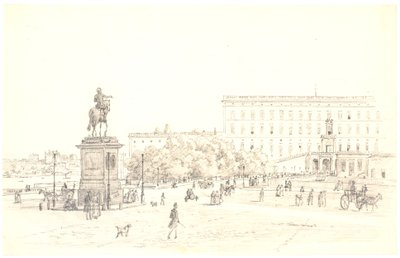 Stockholmi várkastély alkotó: Martinus Rørbye