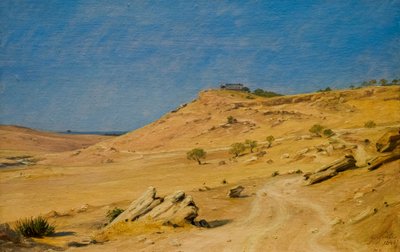 Kilátás Girgenti felől alkotó: Martinus Rorbye