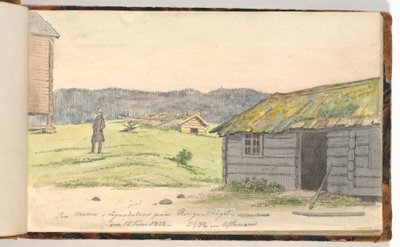 Táj farmokkal alkotó: Martinus Rørbye