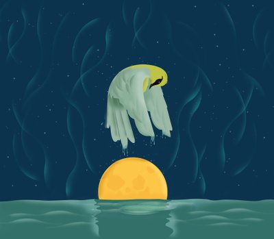 Night Swim, 2016 (digitális) alkotó: Mary Ann Smith