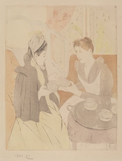 Délutáni Tea Party alkotó: Mary Cassatt