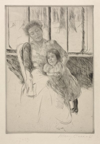 A Konzervatóriumban c. 1901. alkotó: Mary Cassatt