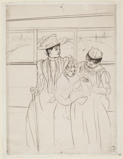 Az Omnibuszban alkotó: Mary Cassatt